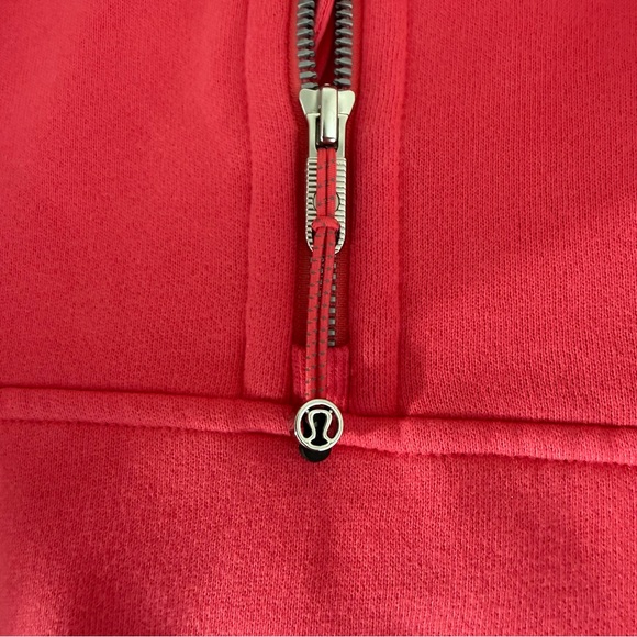 Lululemon Scuba Oversized Half Zip Hoodie Lipgloss Pink XS/S - Picture 3 of 5